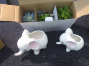 lot 171 image: Artificial Succulents, 2 Succulent ...