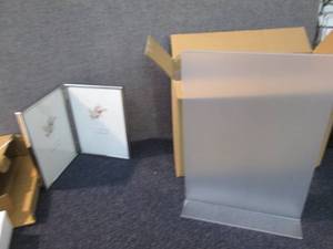 lot 179 image: Double Silver Folding Photo Frames...