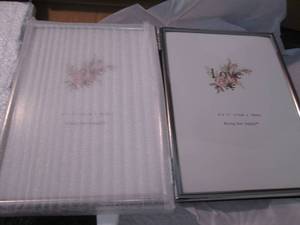 lot 210 image: 2 sets Double Silver Folding Photo ...