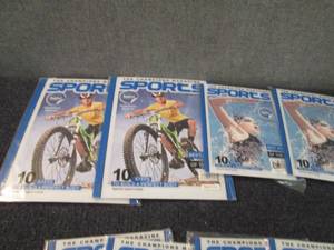 lot 220 image: 4 Assorted Acrylic Sports Frames...