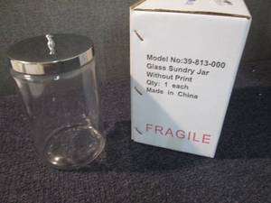 lot 236 image: 2 Glass Sundry Jars...