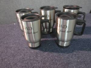 lot 241 image: 5 Dads Thermal Cups...