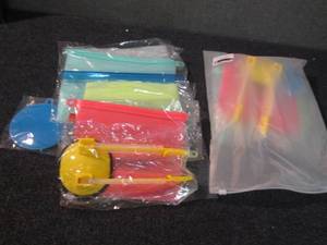lot 247 image: 2- 4pks Reusable Storage Bags...