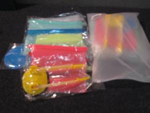 lot 251 image: 2- 4pks Reusable Storage Bags...