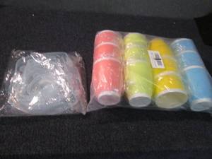 lot 253 image: 12 Cups, Reusable Lids...