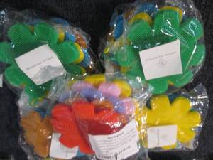 lot 269 image: 5- 5 pks Silicone Dish Scrubbers...