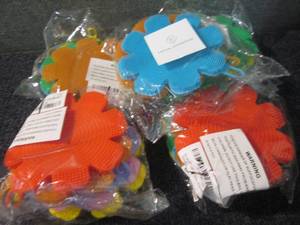 lot 271 image: 5- 5 pks Silicone Dish Scrubbers...