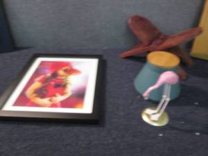 lot 279 image: Matted Photo Frame, Wooden Dcor I...