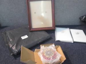 lot 281 image: 2- 8x10 Frames, 5x7 Frames, Coaster...