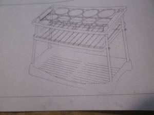 lot 291 image: Metal Organizer...