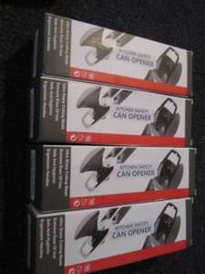 lot 294 image: 4 Kitchen Safety Can Openers...