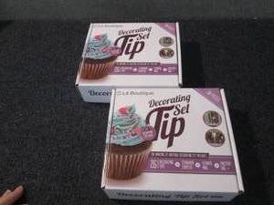 lot 303 image: 2- 30 pc Decorating Tip Sets...
