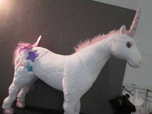 lot 309 image: XL Plush Unicorn...