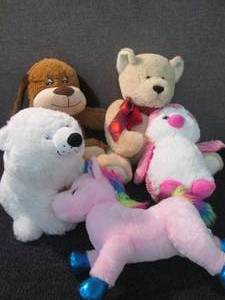 lot 340 image: 5 Assorted Plush Y4...