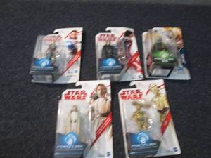 lot 354 image: 5 Star Wars Figures Y2...