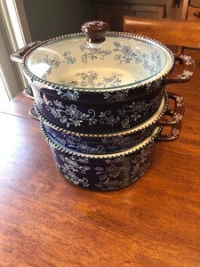Set of Three Ovenware Pieces by Temptations