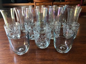 Lot of Clear Glasses