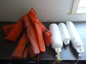 Life Jackets and Boat Bumpers