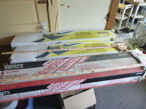 3 Boxes of Carpet Tack Strips