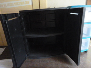 3 Plastic Storage Units