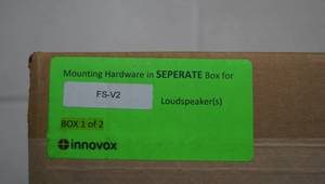 lot 11 image: New in Box  Innovox Pro Audio Flat Panel Soundbar  Sound Bar Speaker System