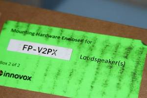 lot 33 image: Pair of Innovox FP-V2PX Pro Audio Soundbar  Sound Bar Speakers