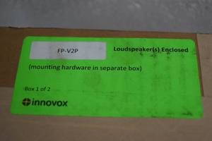 lot 71 image: New in Box Innovox Vertical POWERED Soundbar Sound Bar Pro Audio Speaker System - Model FP-V2P