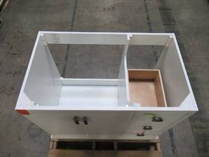 lot 103 image: Home Decorators Collection Shaelyn 37 in. W x 22 in. D Vanity in White SLGV3622DL-WWH