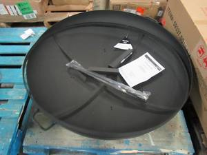 lot 117 image: Hampton Bay Windgate 40 in. Dia Round Steel Wood Burning Fire Pit with Spark Guard A301002900