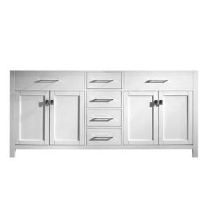 lot 317 image: Virtue USA Caroline 71 14 x  W x 21 58 D x 33 12 H Vanity Cabinet in White, MD-2072-CAB-WH.