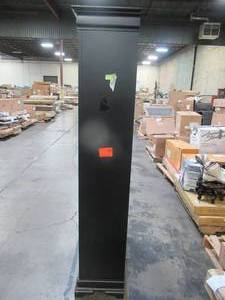 lot 122 image: 73 in. Black Wood 5-shelf Standard Bookcase with Adjustable Shelves 8138400910