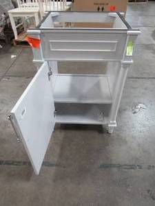 lot 126 image: Home Decorators Collection Aberdeen 24 in. W x 22 in. D Vanity in Dove Grey 8103200270