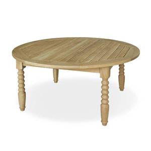 lot 130 image: Cambridge Casual Baytown Round Wood Outdoor Coffee Table HQ-17897
