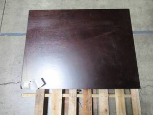 lot 135 image: Picket House Furnishings Luke 3-Drawer Antique Black Nightstand LW100NS