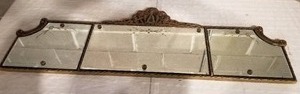 lot 120 image: Vintage 3 Panel Mirror