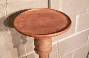 lot 162 image: Oak Plant Pedestal