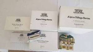 lot 66 image: Dept. 56 Heritage Village Collection Alpine Village Series, Lot 2