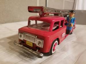 lot 189 image: Vintage Toy Fire Truck