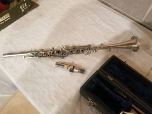 lot 180 image: Vintage Pan-American Special Silver Clarinet