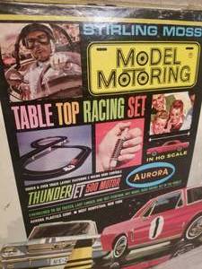 lot 170 image: Vintage Model Motoring Sterling Moss Aurora Electric Car Set