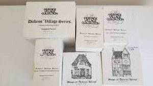 lot 68 image: Dept. 56 Shops of Dickens Village, Lot 4