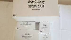 lot 72 image: Dept. 56 Snow Carnival, Lot 8