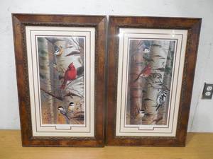 lot 30 image: Set of Framed Prints UNANNOUNCED  Visitors 1 & 2 by Cynthie Fisher