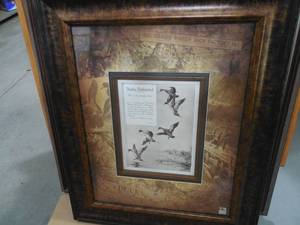 lot 33 image: Ducks Unlimited 75th Anniversary Framed Print