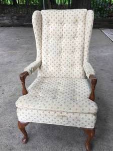 lot 71 image: Vintage Wingback Chair