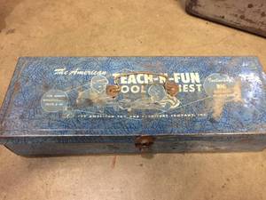 lot 97 image: Three Vintage Tool Boxes Full Of Nuts And Bolts