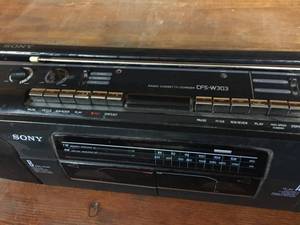 lot 100 image: Sony AM  FM  Cass Player Recorder