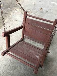 lot 104 image: Vintage Childs Swing Chair