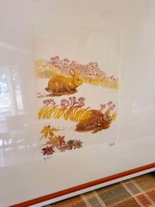 lot 24 image: Pair of Framed Vintage Prints