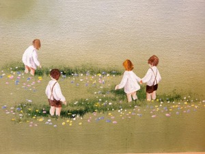 lot 25 image: Framed Vintage Painting